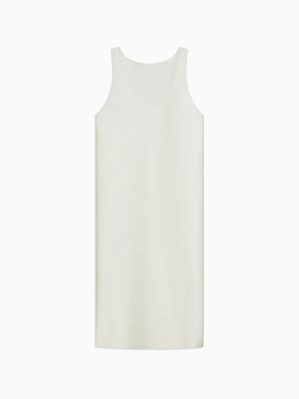 Elio U-Neck Dress in “Vietnamese Silk”