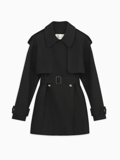 Ferro Trench Coat in Heavy Cotton