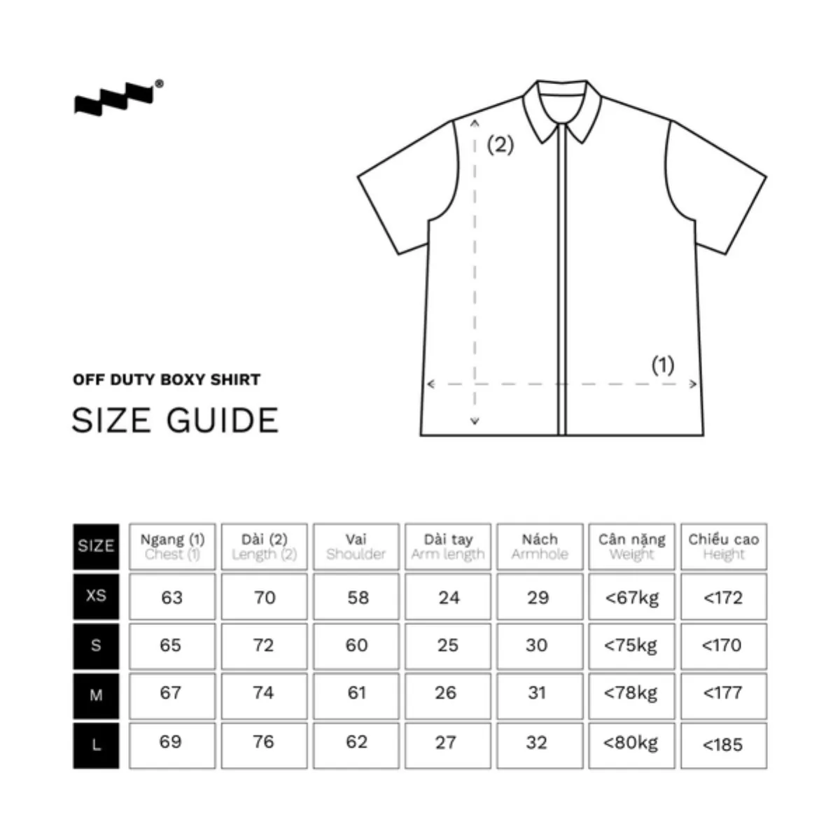 Áo Sơ Mi Tay Ngắn Phom Boxy Unisex Thêu Logo LIDER OFF DUTY BOXY SHIRT