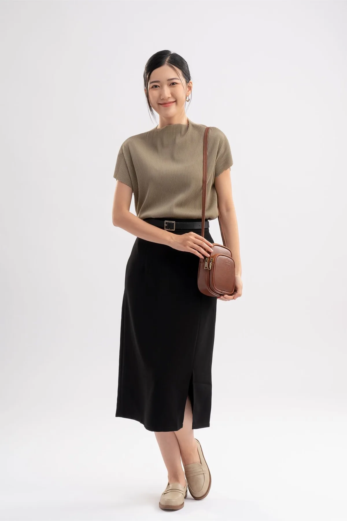 Túi Lata (Thời trang nữ đựng điện thoại mini - Túi đeo chéo da HN117)