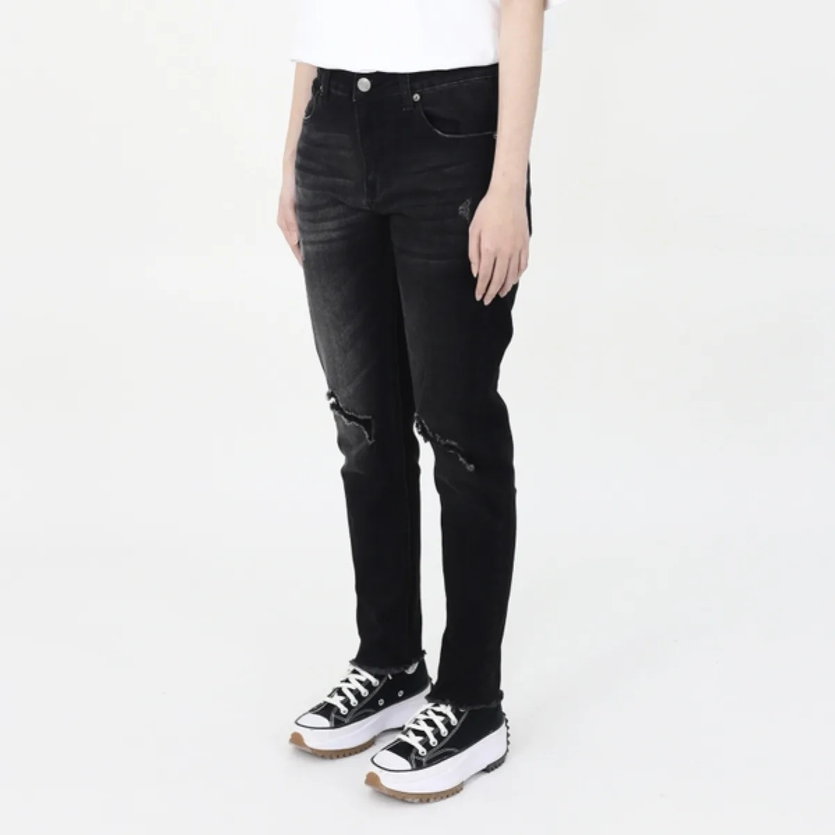 Quần NOWSAIGON Distressed Stretch Skinny Jeans - Local Brand Chính Hãng
