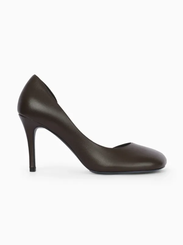 Lou Cut-Out Shoes in Sheep Nappa Leather