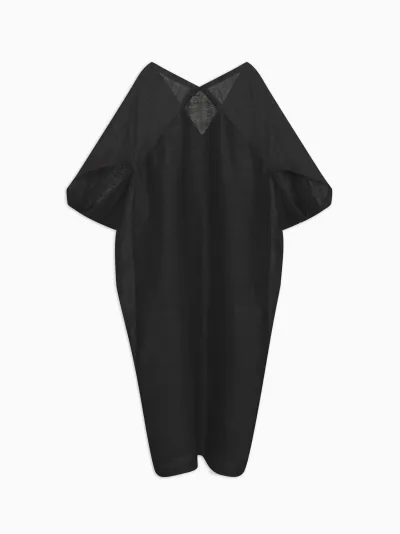 Luka Couture Gown in Slub Silk