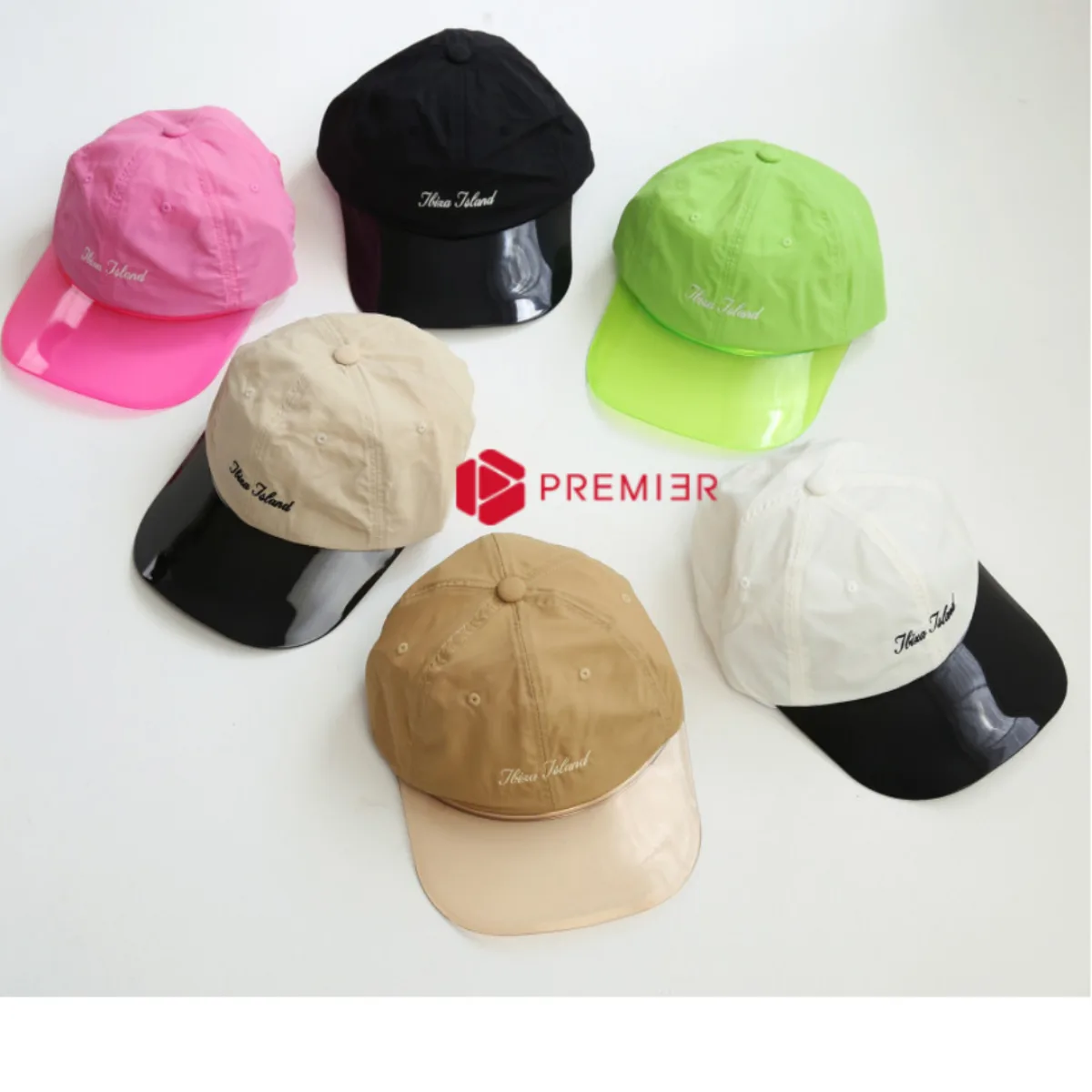 Mũ Lưỡi Trai Vành Nhựa Trong Suốt PREMI3R Chống Tia UV, Chống Nắng Cho Nữ