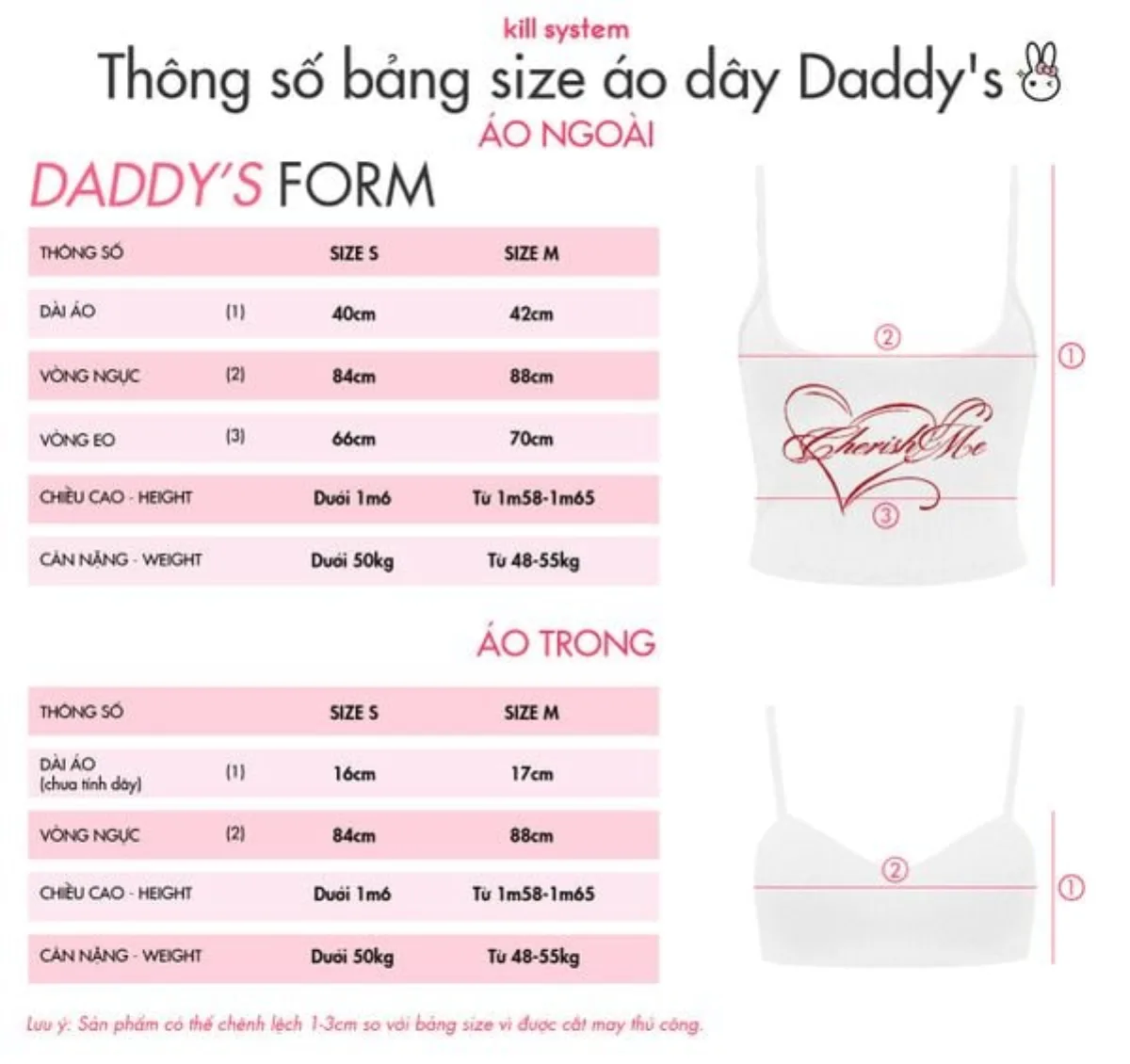 Áo hai dây ôm body Daddy's hình in chữ sắc nét- Killsystem