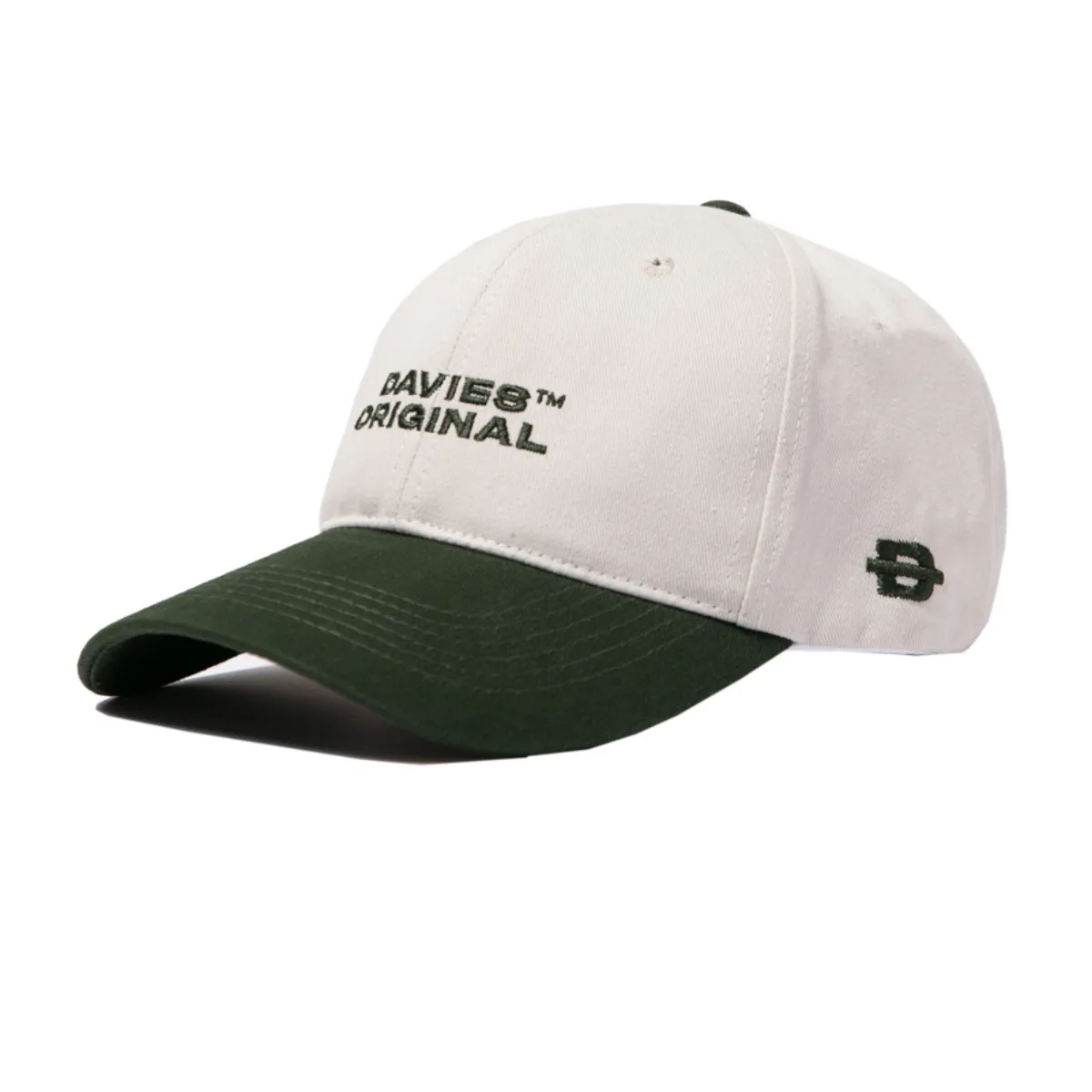 Mũ lưỡi trai nam nữ DAVIES thêu đẹp màu Be Two Color Baseball Cap local brand Davies| D-HAT07
