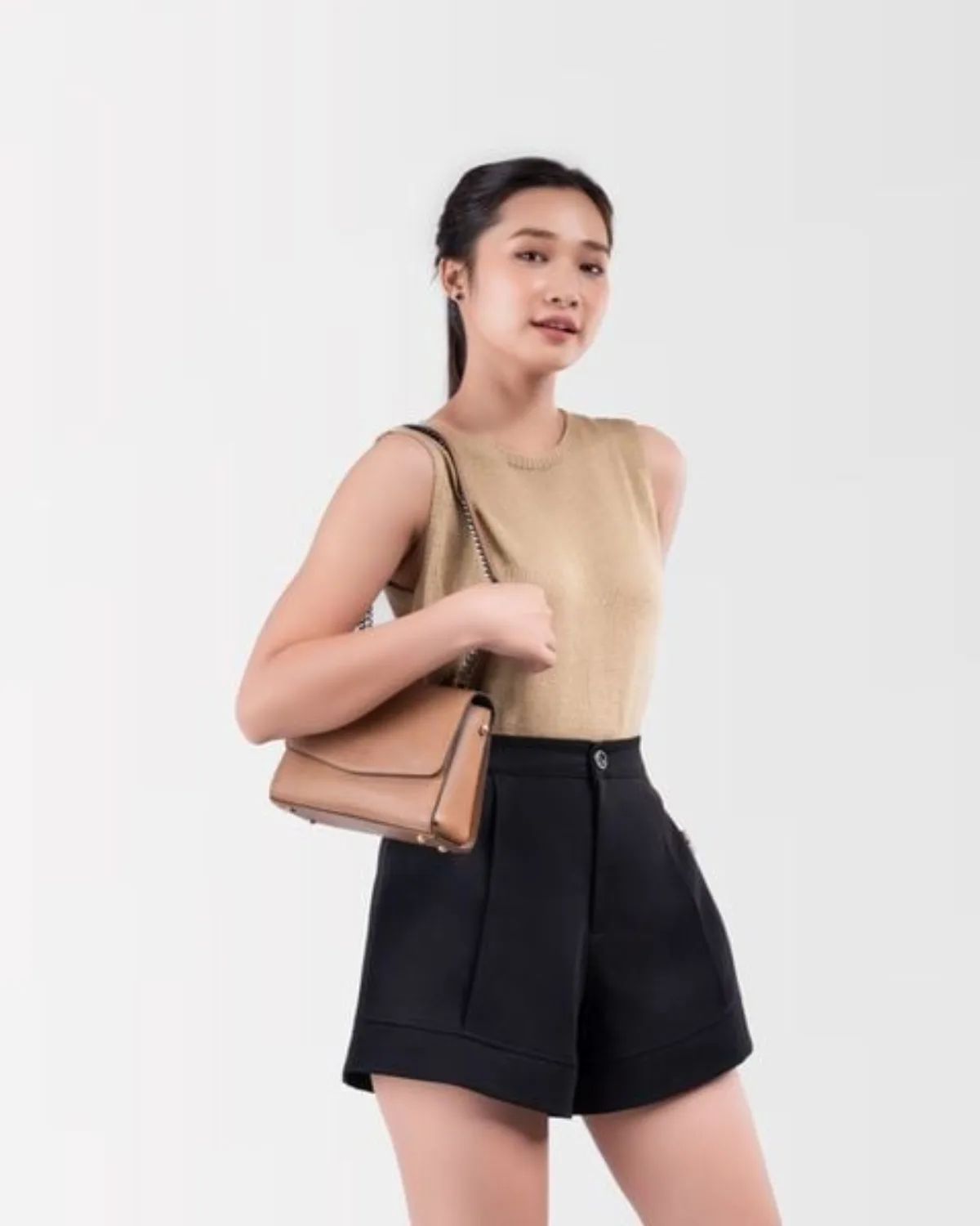 Túi Lata (Thời trang nữ đi chơi cỡ trung - Túi đeo chéo da HN101)