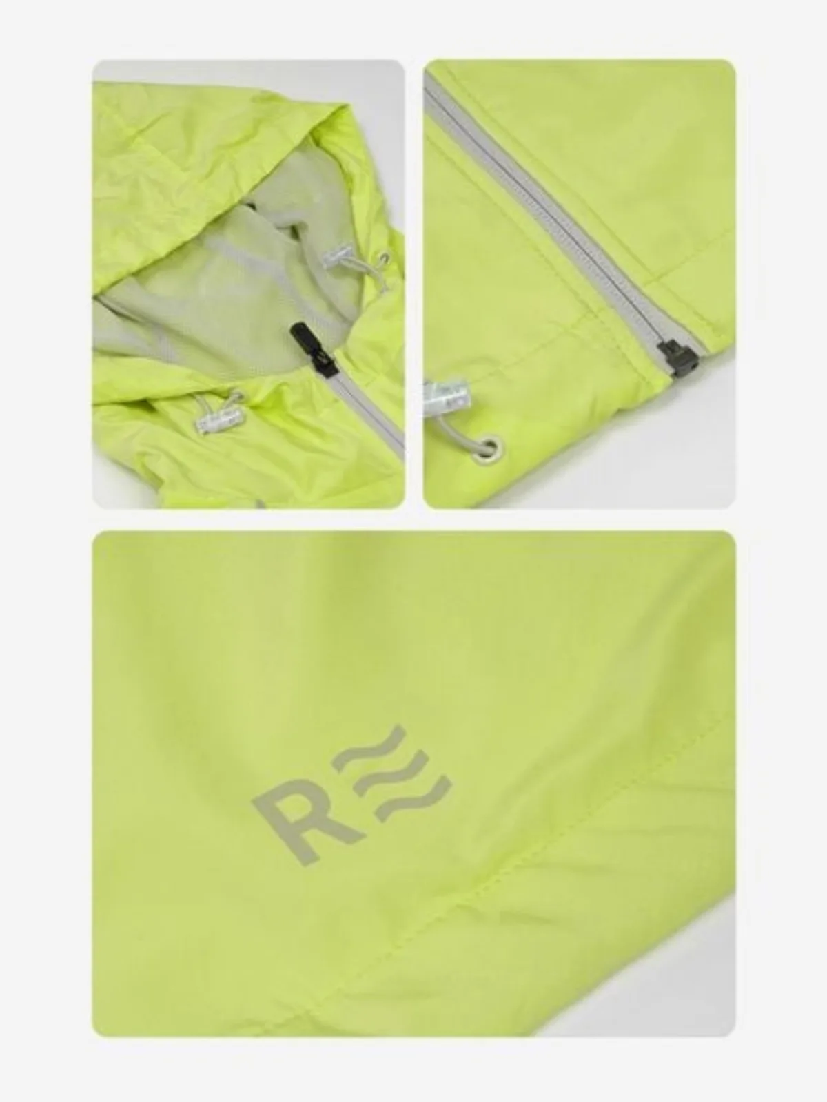 Áo Khoác Dù Nữ Dáng Lửng Chống Nắng Trượt Nước Windstopper 10 LIMEORANGE OO26267101