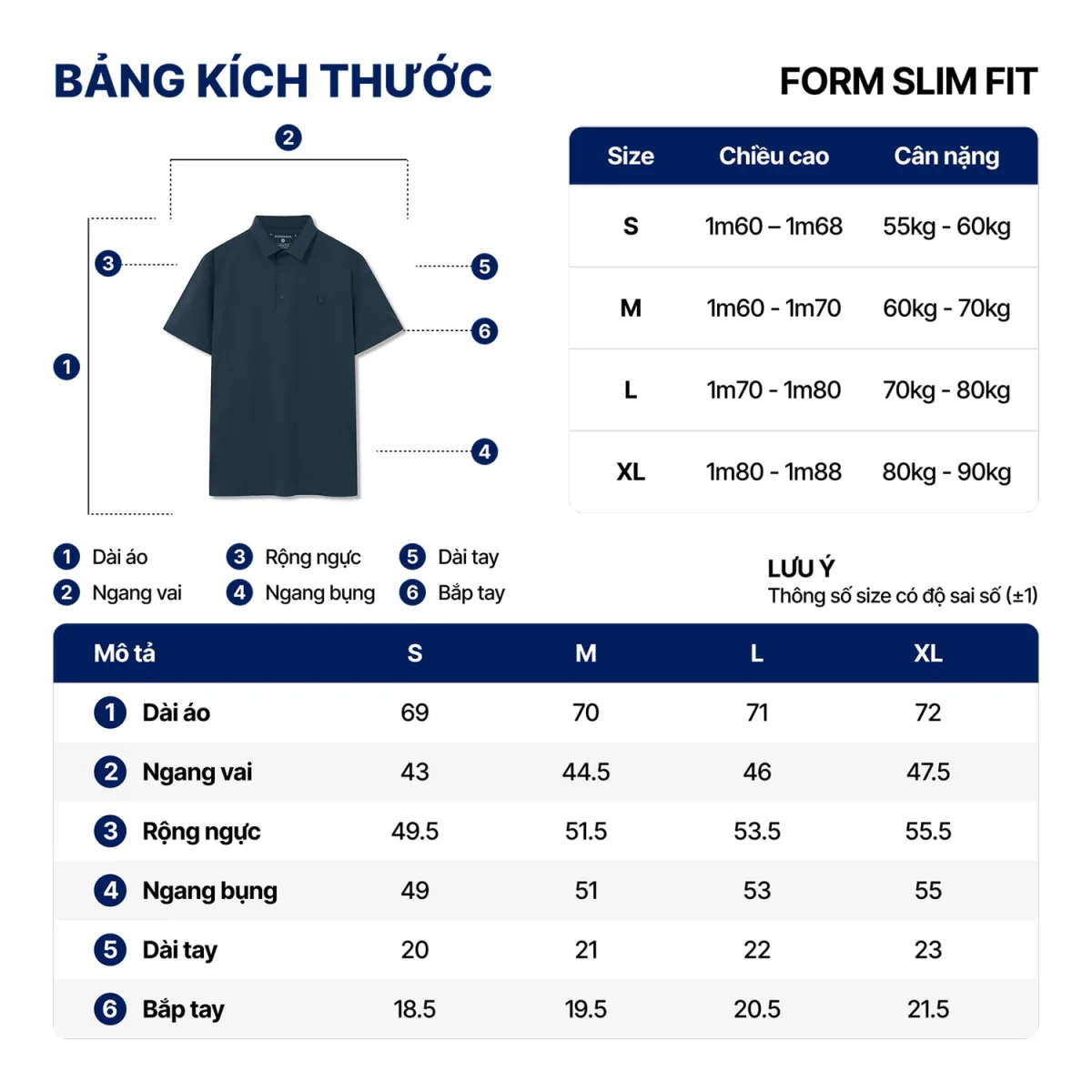 Áo Polo Nam ProCool New Gen ICONDENIM, công nghệ hạt làm mát, vải Cool Fabric độc quyền co giãn giữ form tốt PLID0228