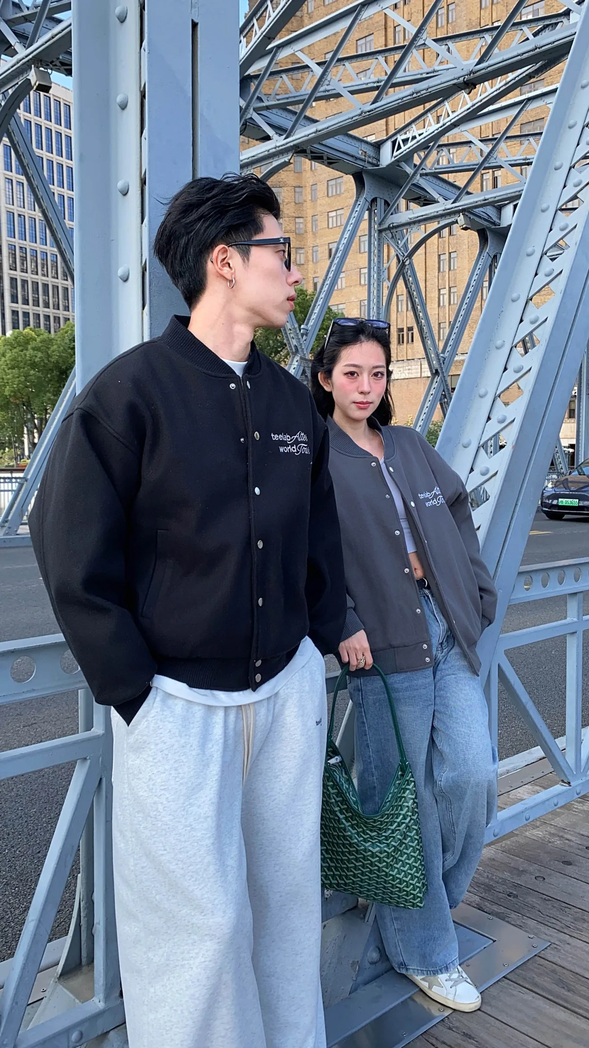 Áo Khoác Teelab Alter Felt Classic Oversized Varsity AK117