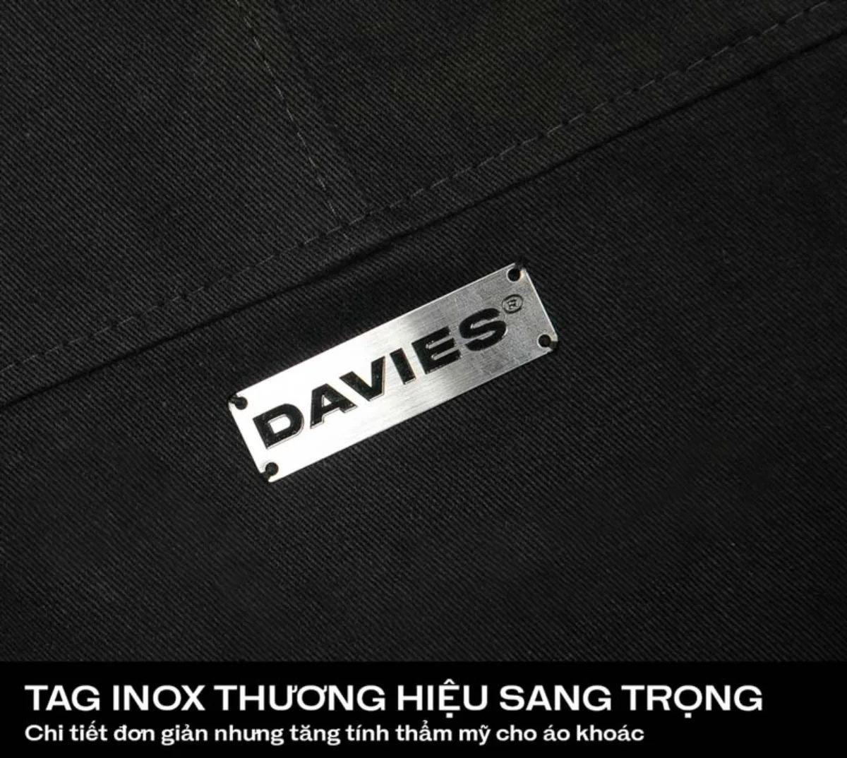 Áo khoác kaki có mũ DAVIES nam nữ màu đen form rộng đẹp Hooded Jacket local brand| D31-AK1