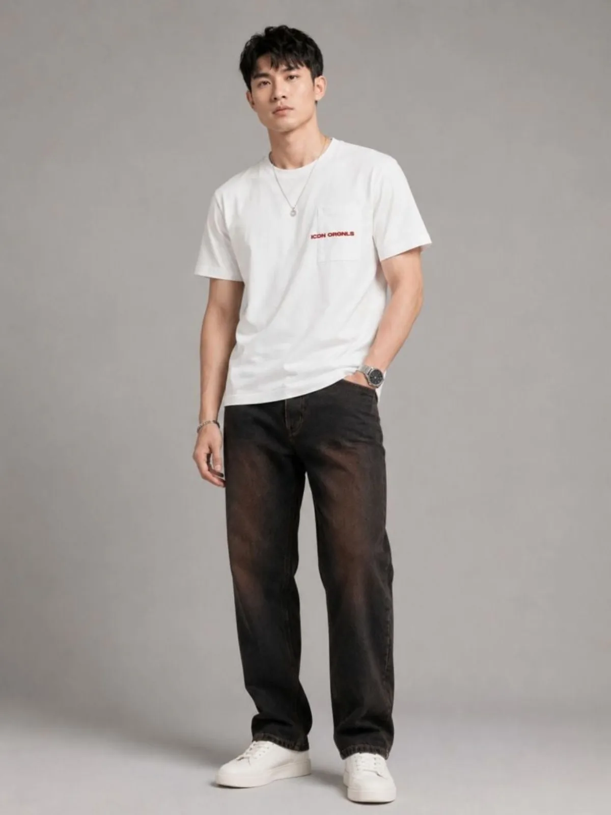 Quần Jeans Nam ICONDENIM Vintage Brown Form Straight QJID0281