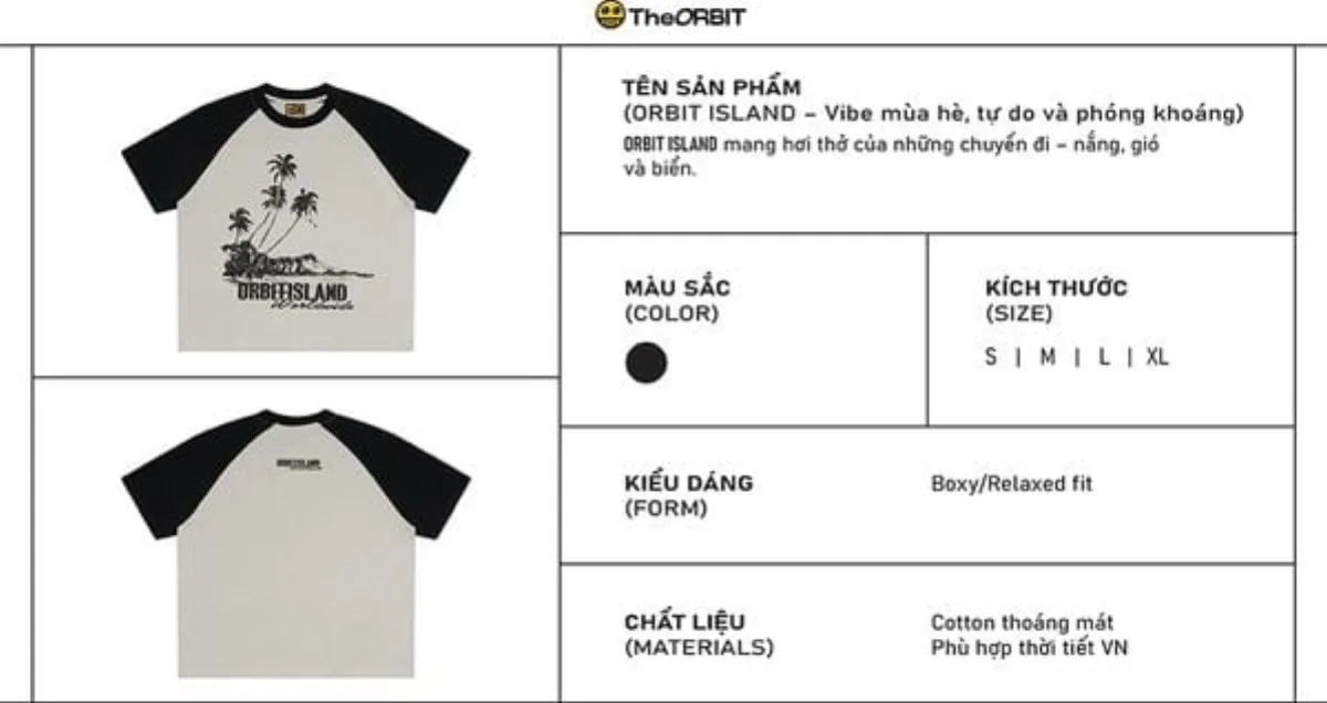 Áo Thun Nam Nữ The ORBIT ISLAND - Local Brand Chính Hãng