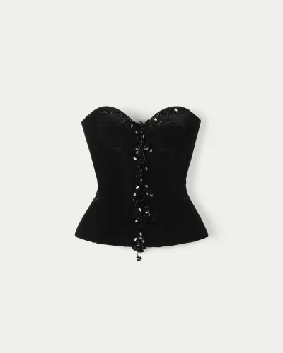 Golden Hour Beaded Corset