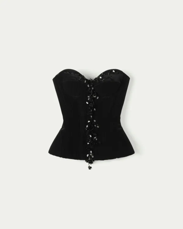 Golden Hour Beaded Corset