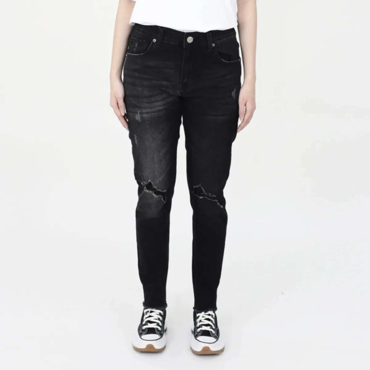 Quần NOWSAIGON Distressed Stretch Skinny Jeans - Local Brand Chính Hãng