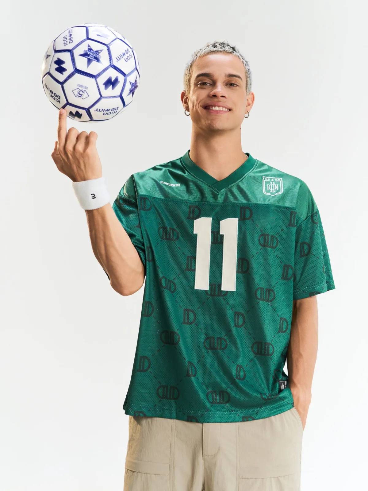 Áo Thun Nam ICONDENIM Green Pitch Form Boxy ATID0752