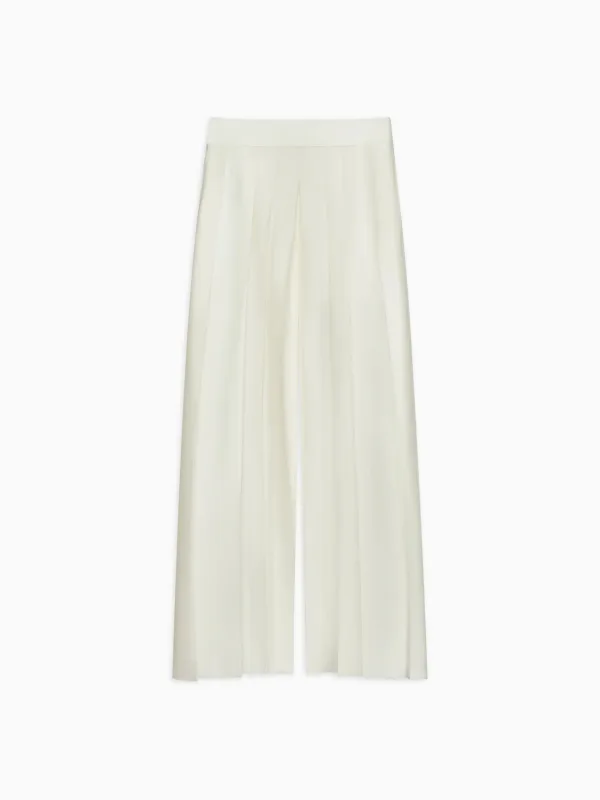 Elio Pleated Skirt in “Vietnamese Silk”