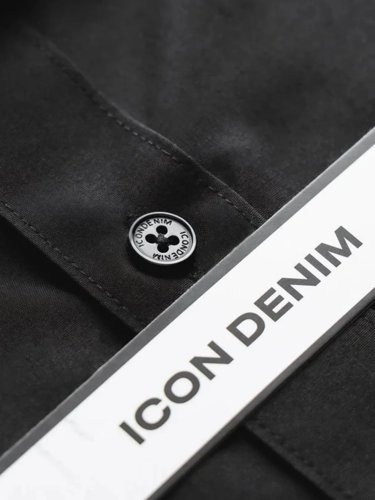 Áo Sơ Mi Nam ICONDENIM Tay Ngắn Blanko Form Slim SMID0371
