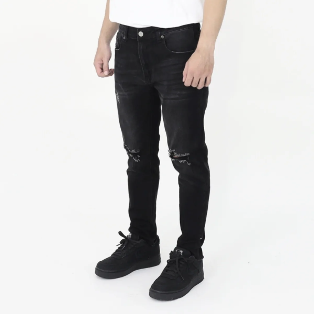 Quần NOWSAIGON Distressed Stretch Skinny Jeans - Local Brand Chính Hãng