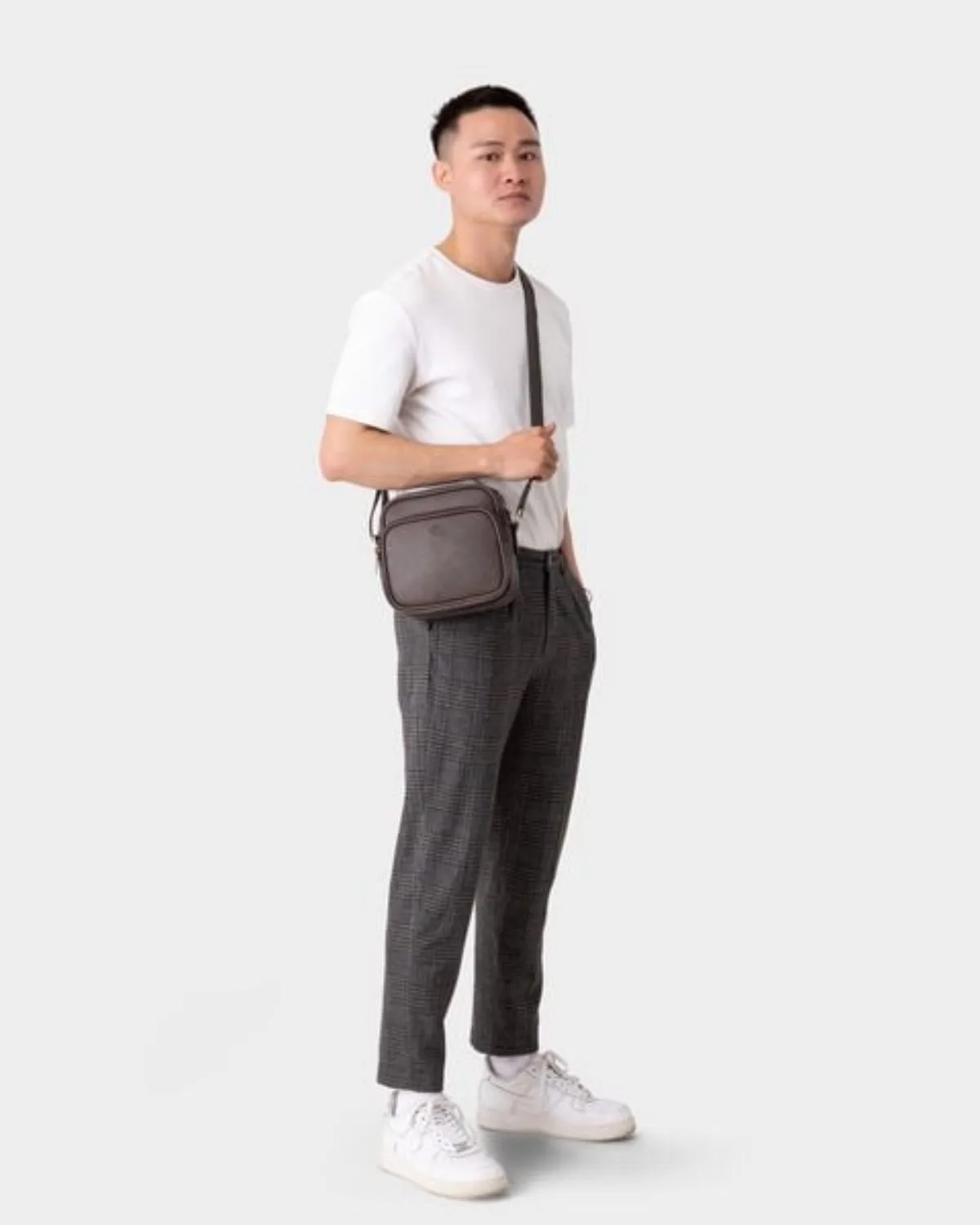 Túi Lata (Thời trang nam đi chơi cỡ nhỏ - Túi đeo chéo da TN20)