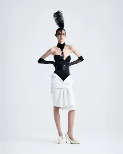 Hand In Hand Corseted Mini Dress