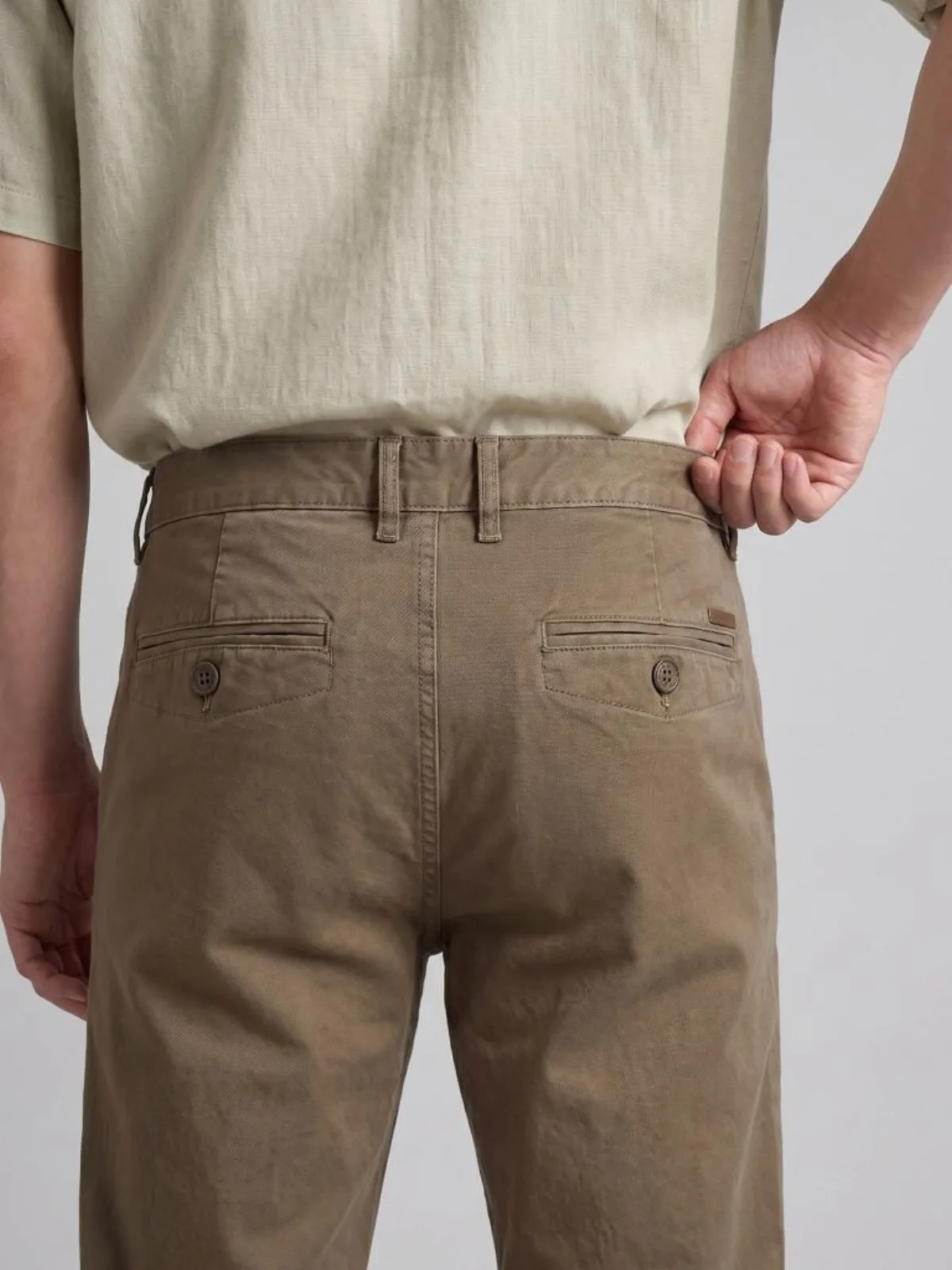 Quần Kaki Nam ICONDENIM Simple Form Slim Straight QKID0068