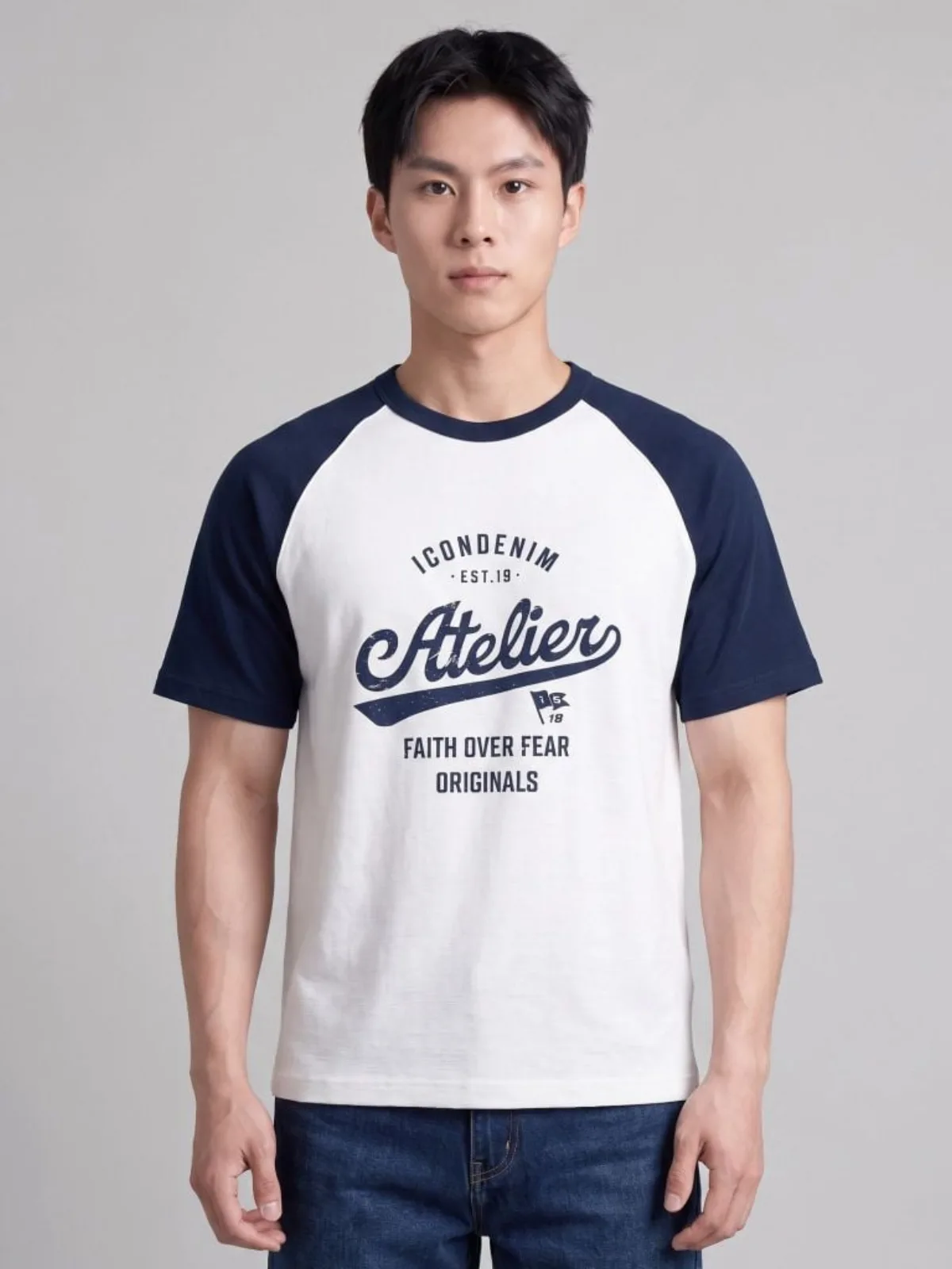 Áo Thun Nam ICONDENIM  Atelier Form Regular ATID0725