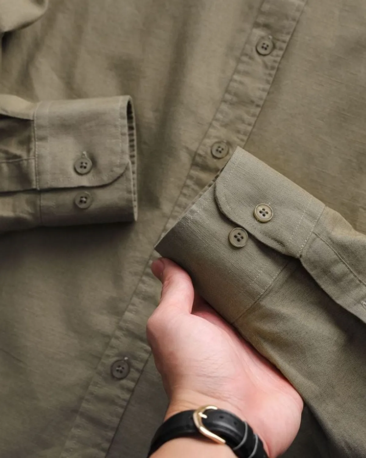 Áo Sơ Mi Linen Nam Tay Dài ICONDENIM Coastal Breeze Form Regular SMID0277