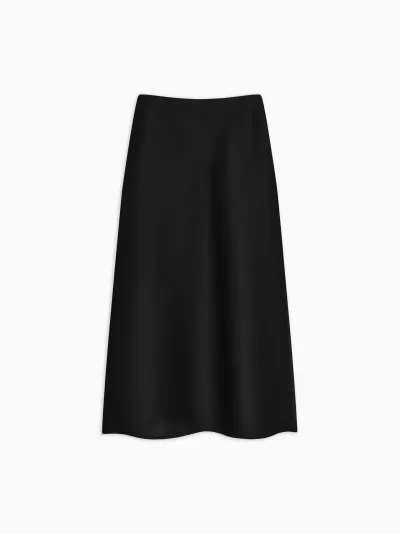Carlyn Skirt in Silk Wool