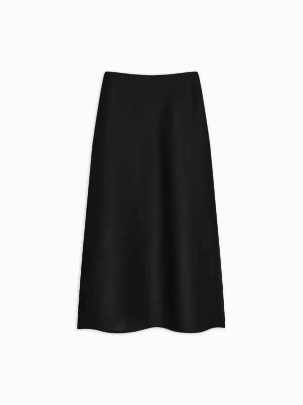 Carlyn Skirt in Silk Wool