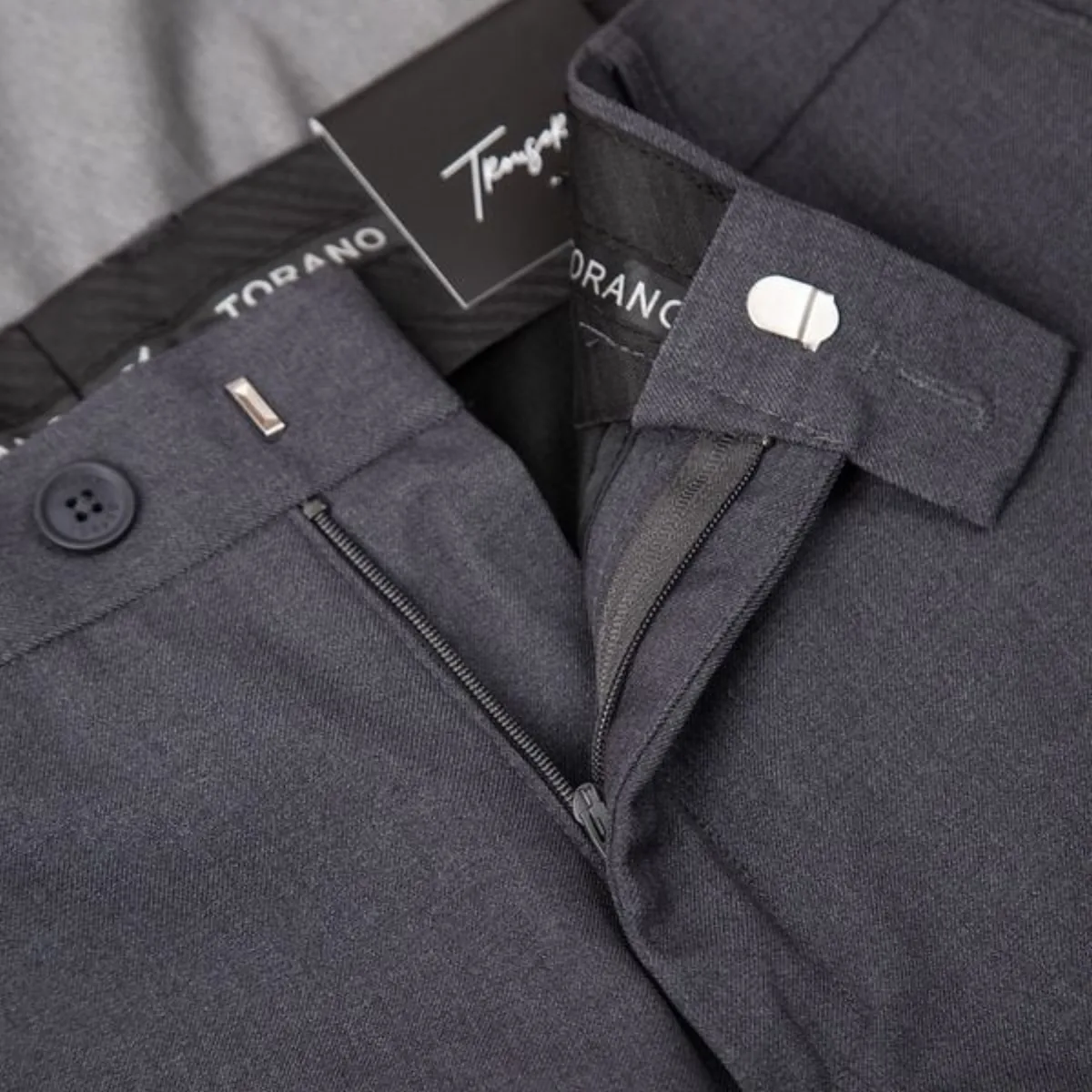 Quần âu nam SLIMFIT TROUSERS TORANO slim-fit cạp trơn chuẩn phom DABT900