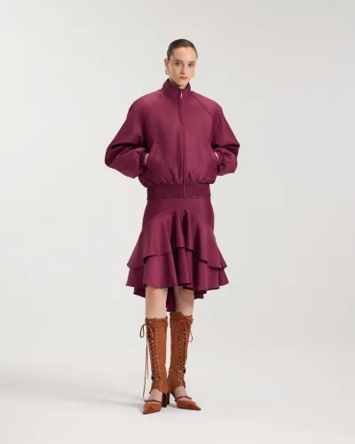 Guestlist Ruffle Midi Skirt