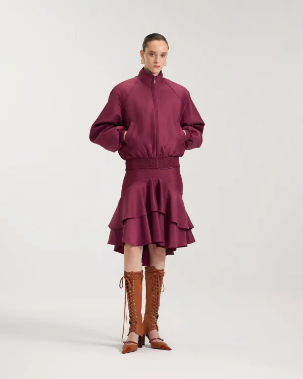 Guestlist Ruffle Midi Skirt