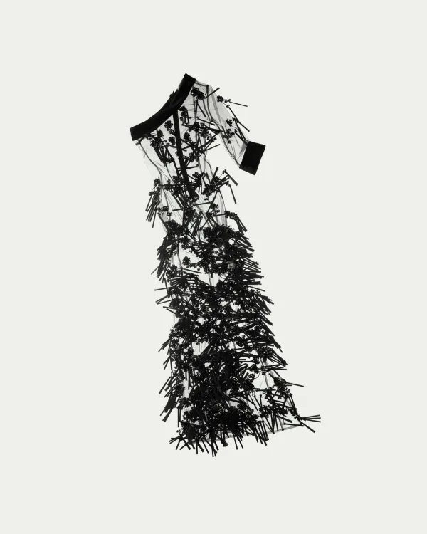 Eternal Bond Beaded Mesh Dress