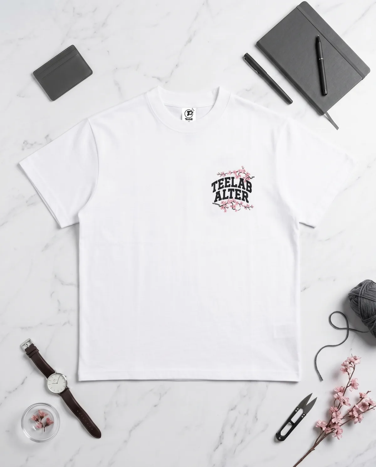 Áo Thun Teelab Alter Sakura Oversized Cotton Tee TS394