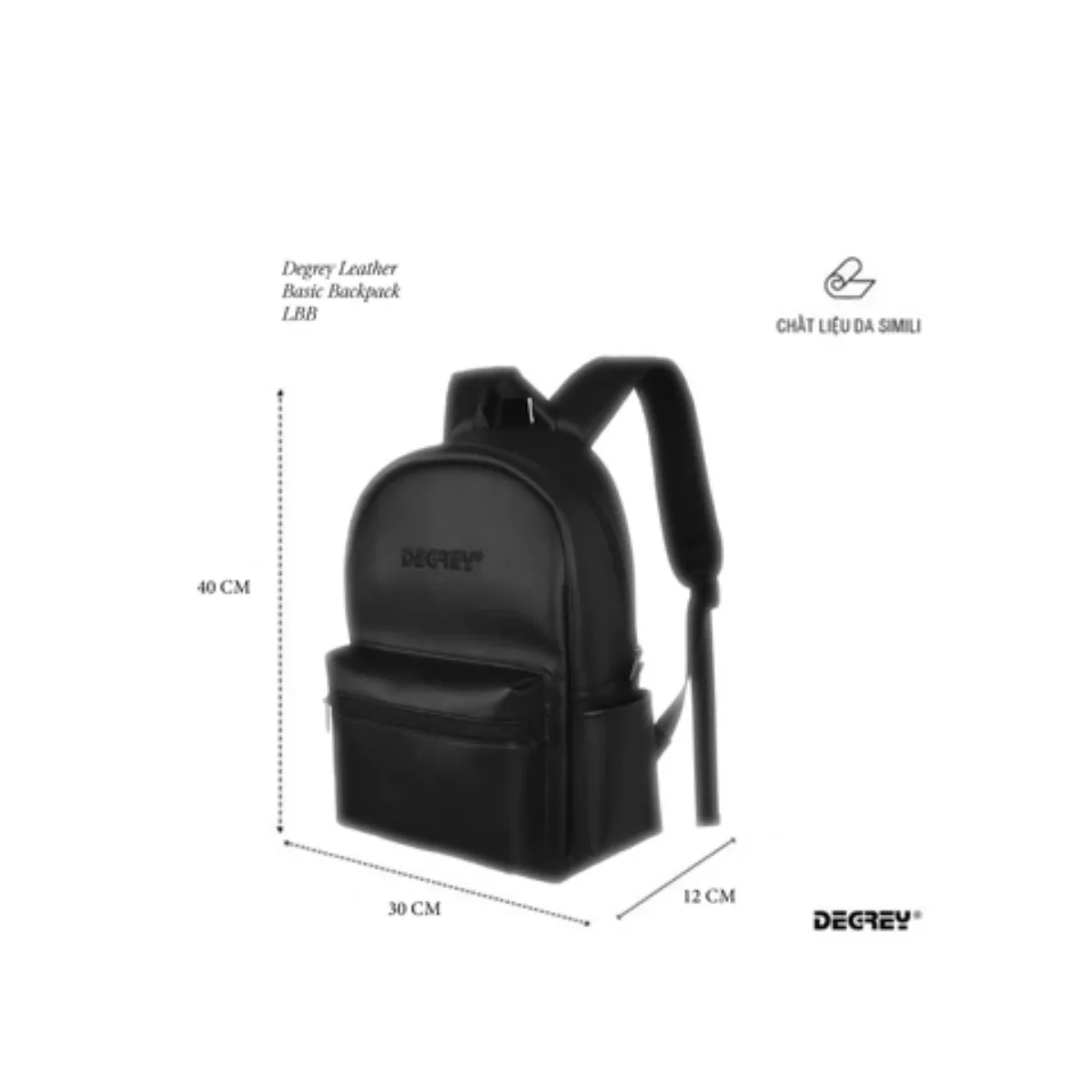 Degrey Leather A DECADE Basic Balo - LBBDECADE