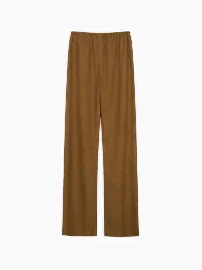 Hugo Seamless Trousers in Microfiber Suede