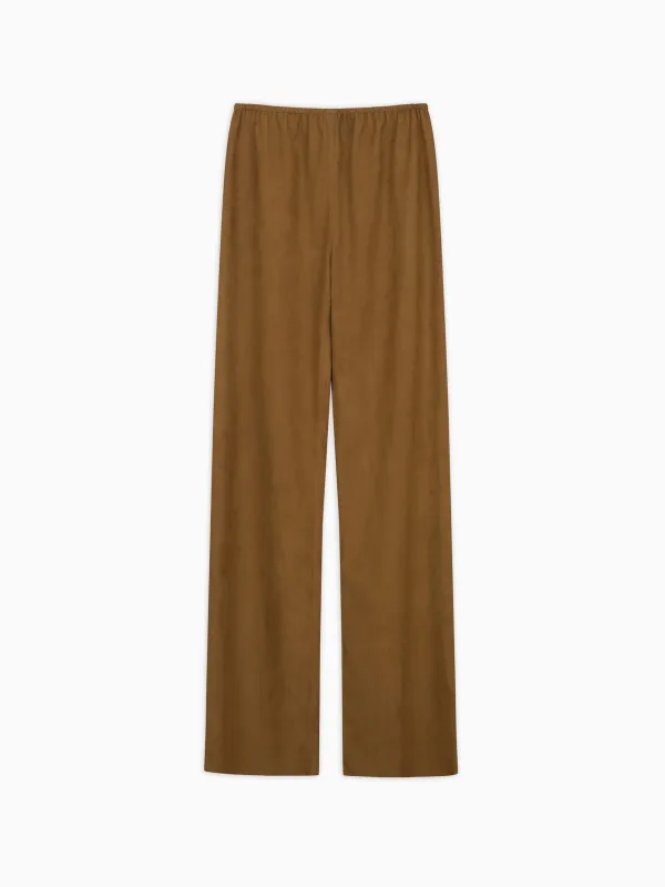 Hugo Seamless Trousers in Microfiber Suede