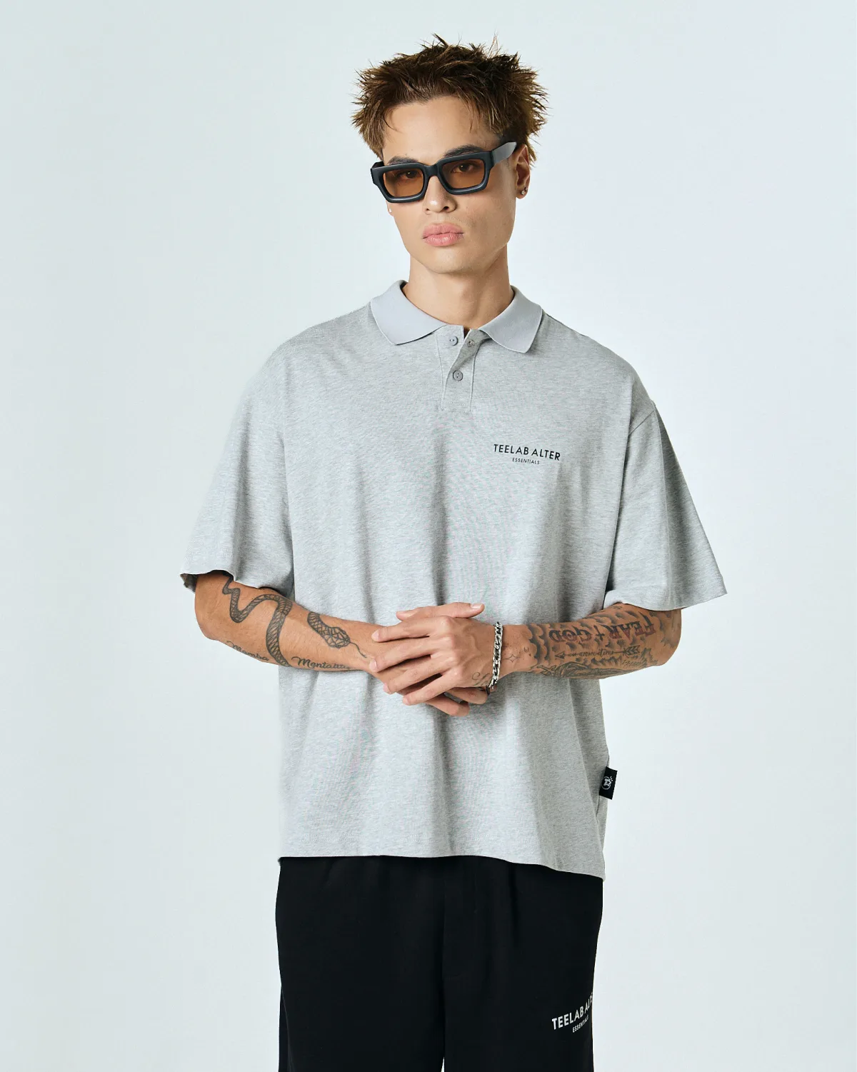 Áo Polo Teelab Alter Oversized Cotton Essentials Polo AP075