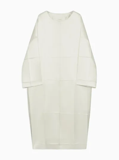 Braun Cocoon Coat in Techno Silk