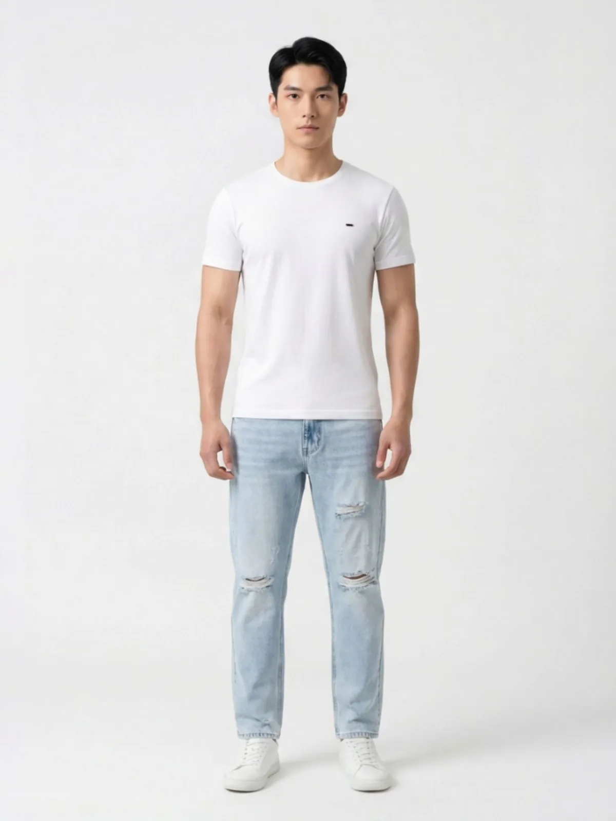Quần Jeans Nam ICONDENIM Ống Suông Scar Form Straight QJID0284