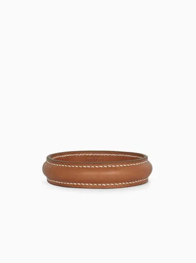 Aion Bangle in Leather