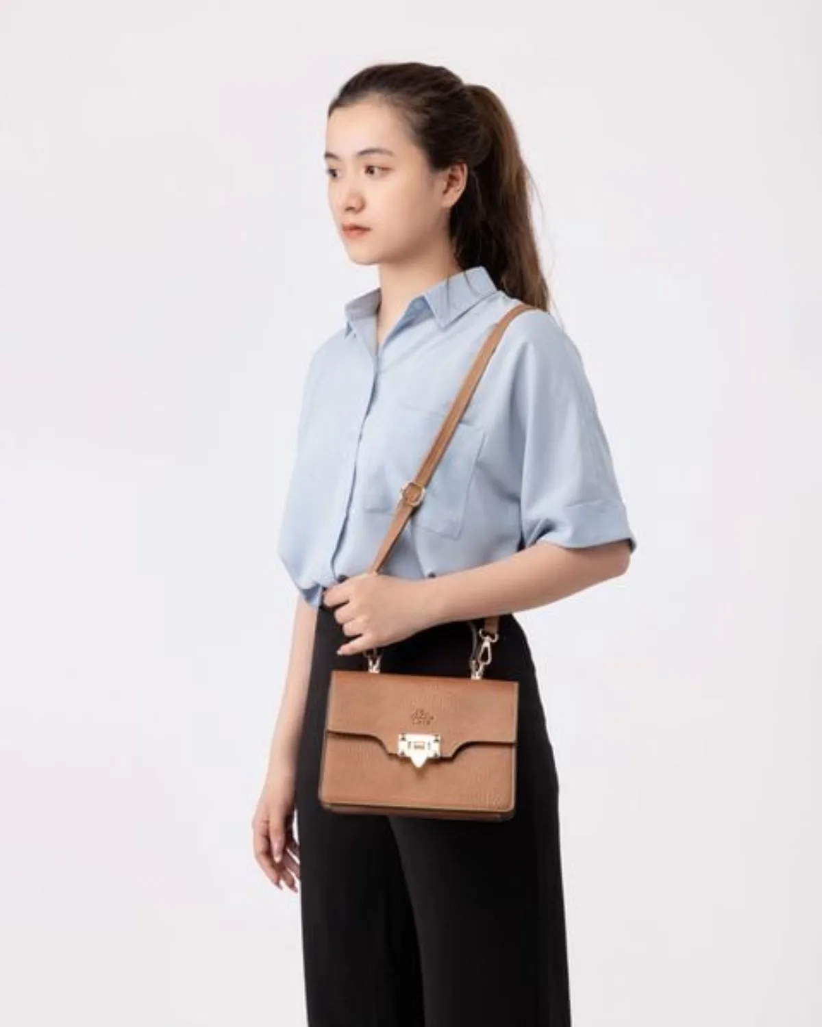 Túi Lata (Thời trang nữ đi chơi size 21 - Túi đeo chéo nữ HN89)
