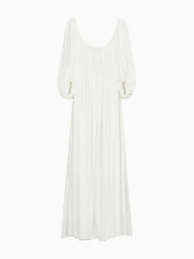 Bam Gathered Gown in Cotton