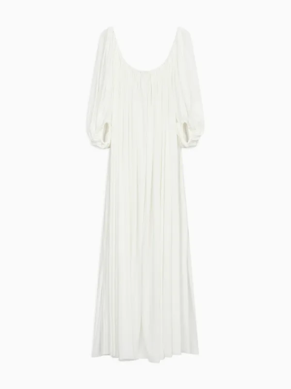 Bam Gathered Gown in Cotton