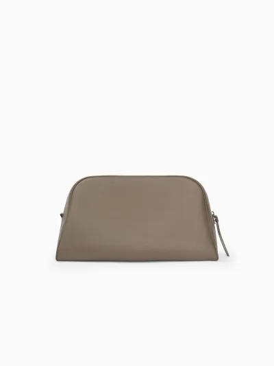 Plum Clutch in Nappa Leather
