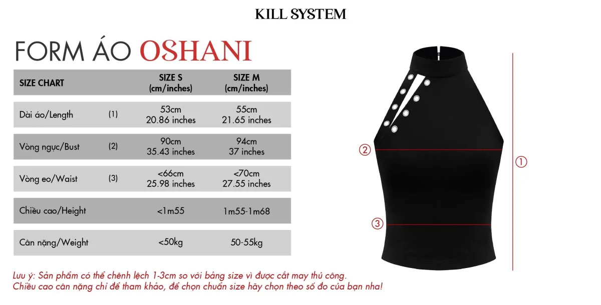 Áo cổ yếm khoét mắt cáo ôm body tôn dáng OSHANI - 𝐊𝐈𝐋𝐋 𝐒𝐘𝐒𝐓𝐄𝐌