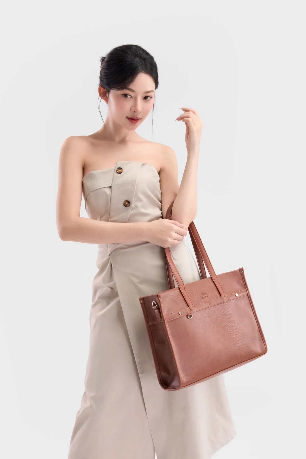 Túi Lata (Thời trang nữ form vuông tối giản - Túi xách da TX32)