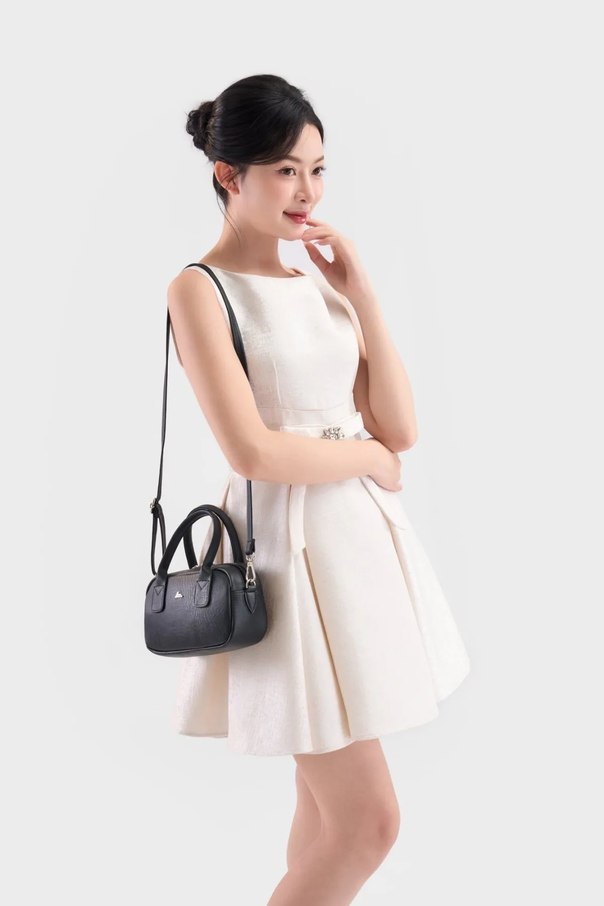 Túi Lata (Thời trang nữ basic phối quai xách - Túi xách da TX33)